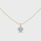 1 Carat Round Cut Lab Diamond Solitaire Pendant