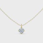 1 Carat Round Cut Lab Diamond Solitaire Pendant
