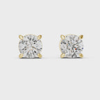 2.50 Carat Round Lab Diamond Stud Earrings