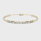 Brilliant Cut Diamond Classic Twin Chain Bracelet