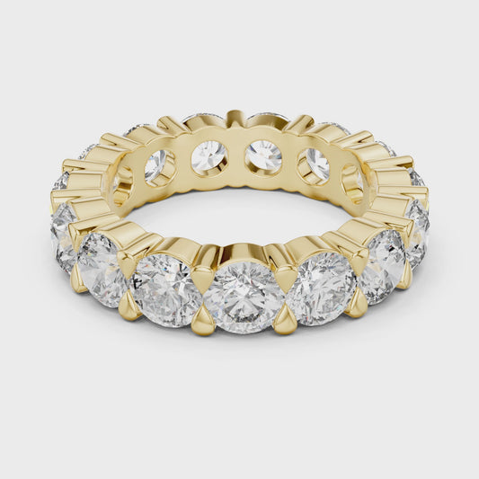 Round Cut Lab Grown Diamond Eternity band
