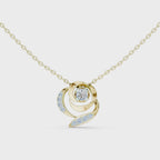 Multiple Round Shape Lab Diamond Stylish Pendant
