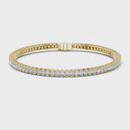 Oval Diamond Tennis Bracelet With Prong Setting