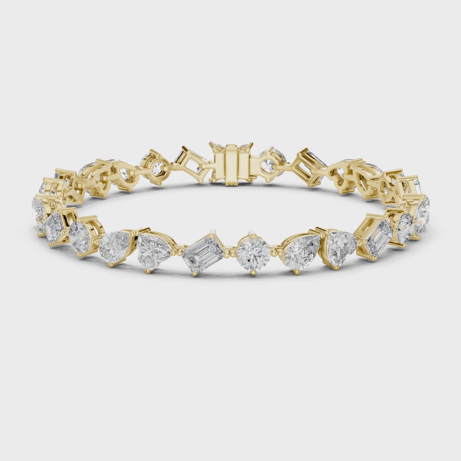 Mix Shape Lab Diamond Fancy Bracelet