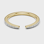 Round Cut Open Claw Diamond Engagement Ring