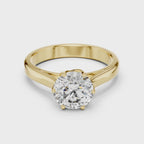 Round Cut 1 Carat Solitaire Diamond Engagement Ring