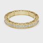 Classic Round Cut  Diamond Channel Set Wedding Band