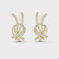 Luxury Round Cut Diamond Bridal Set Earrings