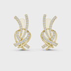 Luxury Round Cut Diamond Bridal Set Earrings