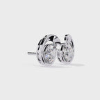Oval Cut Lab Diamond Fancy Stud Earrings