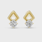 2.50 Carat Round Diamond Fancy Drop Earrings