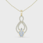 Multi Shape Lab Diamond Infinity Pendant