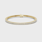 Princesss Shape Lab Diamond Tennis Bracelet