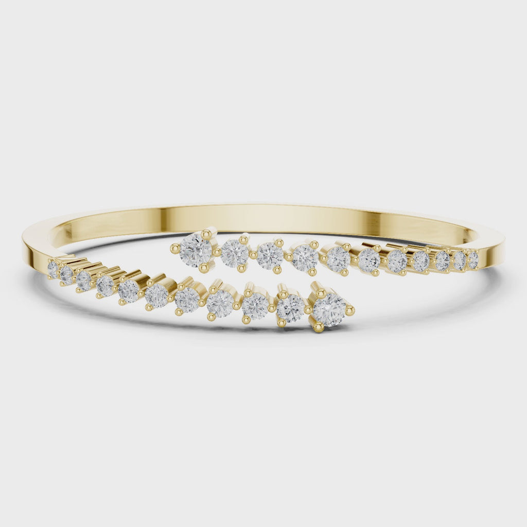 Luxury Round Cut Lab Diamond Bracelet