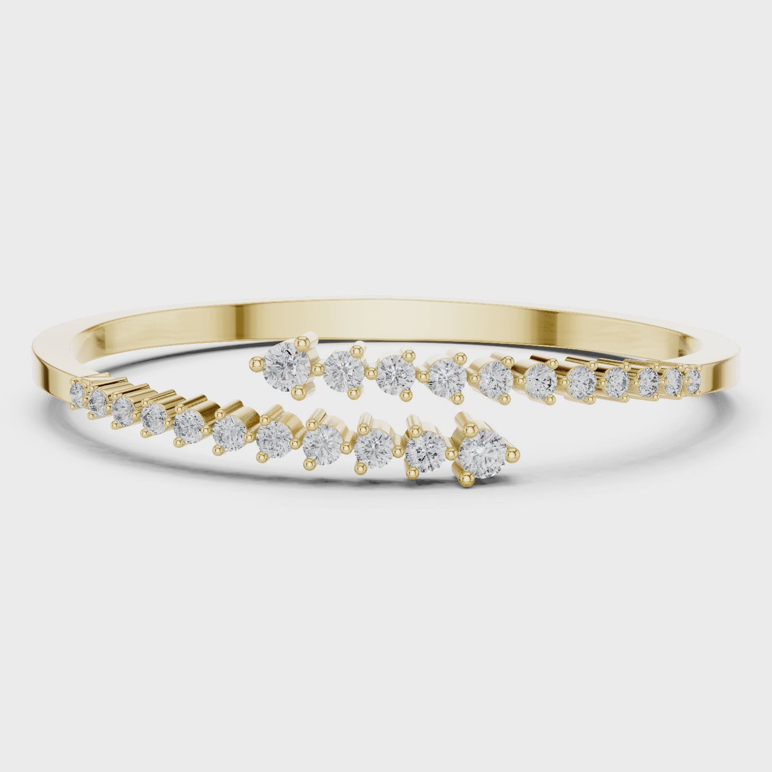 Luxury Round Cut Lab Diamond Bracelet